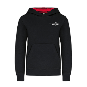 Covos hooded sweater met gecontrasteerde capuchon