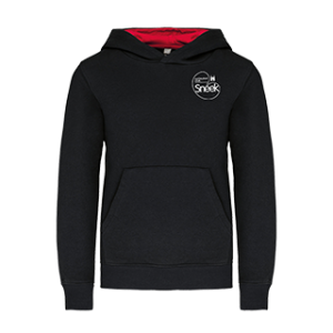 VC Sneek hooded sweater met gecontrasteerde capuchon